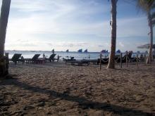 The beach in Boracay, Philippines